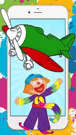 Game screenshot Аэроплан Книжка-раскраска для игр детей бесплатно mod apk
