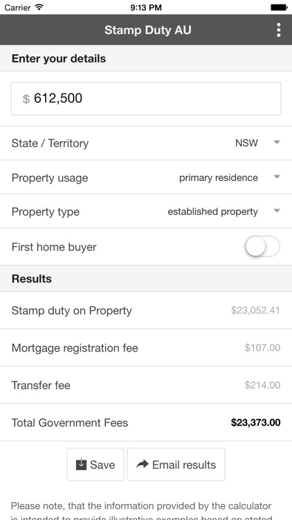 Stamp Duty Calculator AU