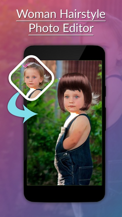 Woman Hairstyle Photo Editor - Hairstyle Stickers screenshot-4