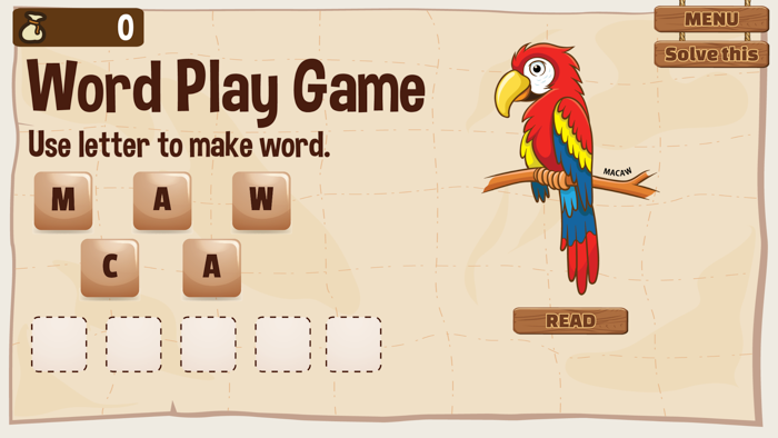 Word Play Amazon Animal