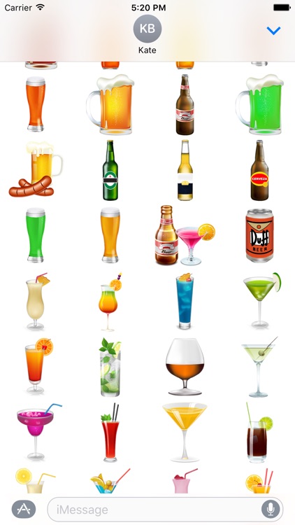 Beers & Drinks Stickers for iMessage