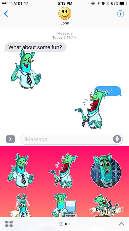 Office Plankton Stickers