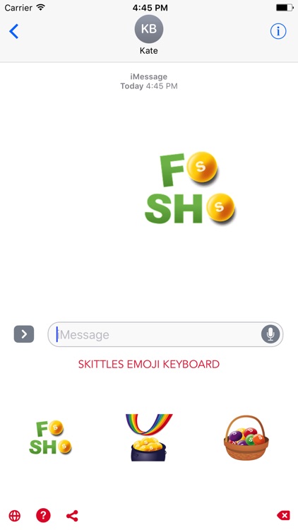 Skittles Emoji Keyboard screenshot-3