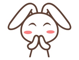 Adorable Rabbit Animated Emoji Stickers