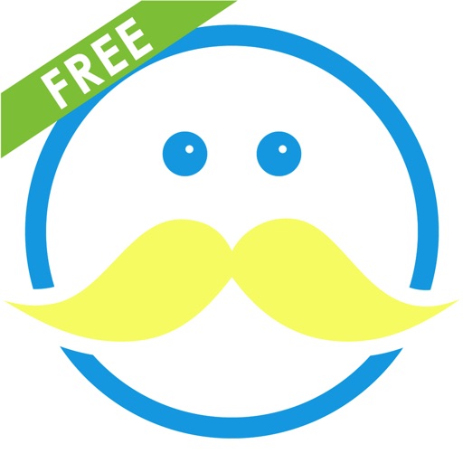 Moustachify - Free Moustache Photo Fun - Moustache stickers, beard stickers, glasses stickers and cool frames icon