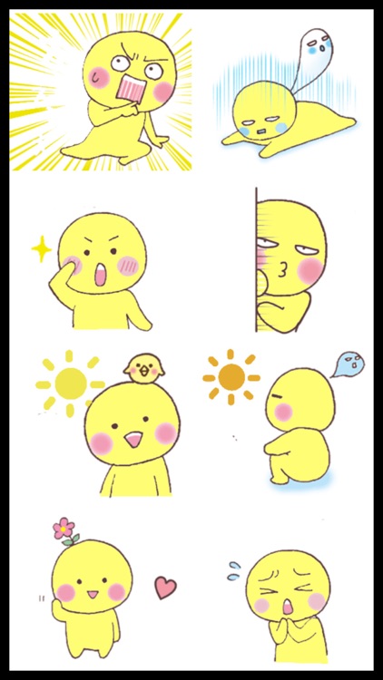 Funny Yellow Man Stickers