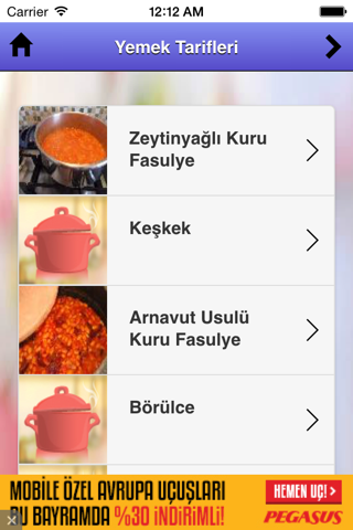 Yemek Tarifleri - Resimli screenshot 2