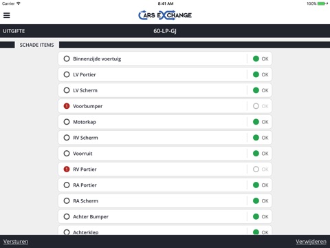 Cars eXchange auto inspectie screenshot 2