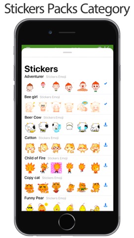 Stickers and Emoji for Facebook, WeChat and WhatsApp Pack IIのおすすめ画像2