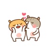 Animated Hamster Couple Love Stickers