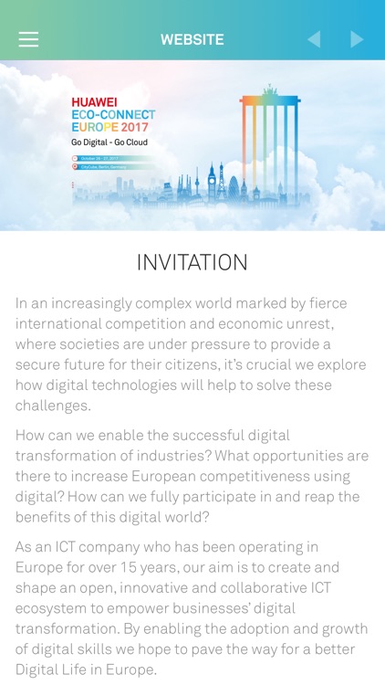 Huawei Events App/Huawei Europe Events screenshot-4