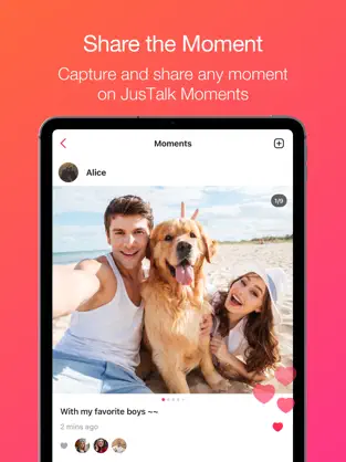 Captura de Pantalla 2 JusTalk: Video chat y llamadas iphone