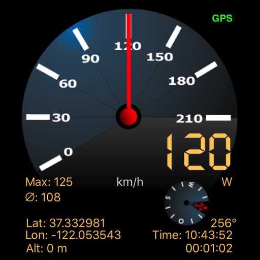 GPS-Speedometer iOS App