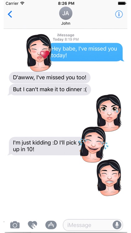 Asian Emoji Set GeeMoji screenshot-3