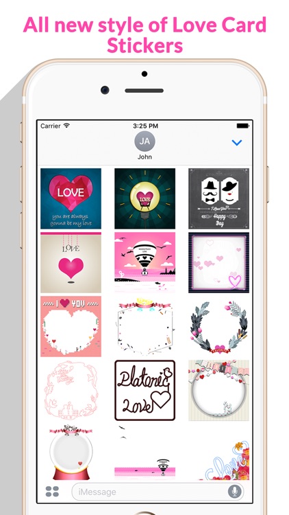 Love Card - Beautiful Lovely Card Stickers