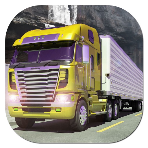 Truck Transporter Driving 3D Icon
