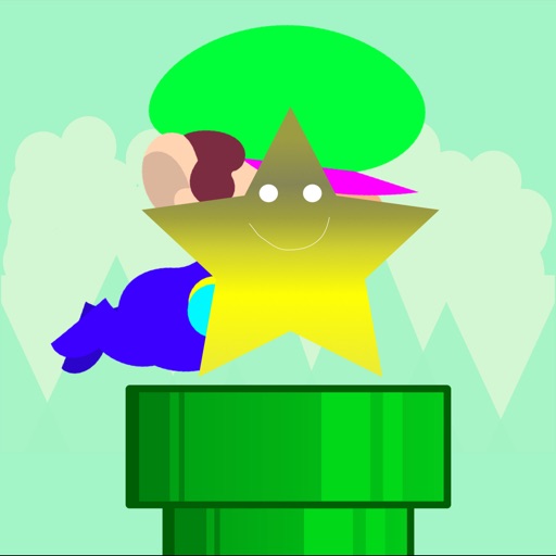 Super Hero Run - Flying between pipes Icon