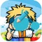 Ninja coloring book-anime Education game for kids