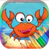 Cute Sea Animals Coloring for kids &amp; Toddlers