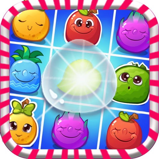 Sweet Fruit Splash Garden Mania:Match 3 Free Game