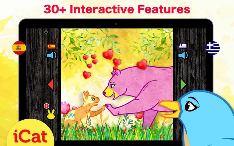 Learn Greek &amp; Spanish - Toddler &amp; Kids Animals thumbnail 2