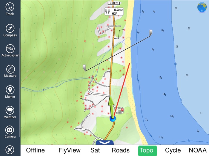 Cape Breton Highlands NP HD GPS charts Navigator