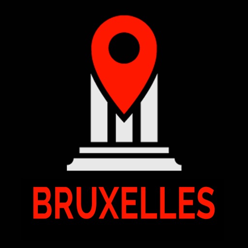 Brussels Travel Guide Monument Tracker Offline Map Icon