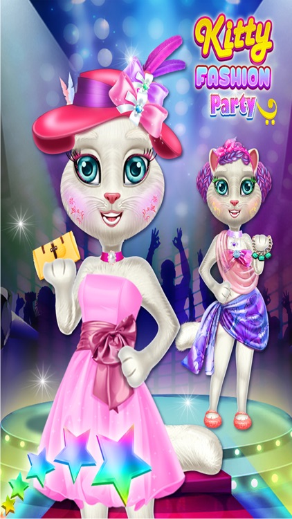 Kitty Fashion Party: Games for Kids