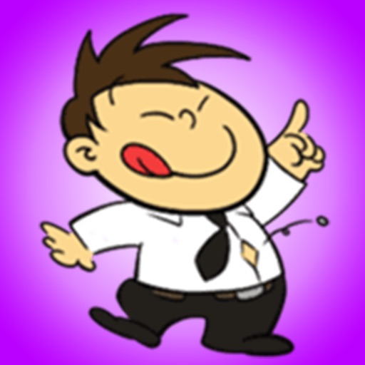 Cheerful Boss - Funny Stickers!