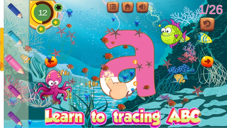 ABC letter tracing and writing for preschool