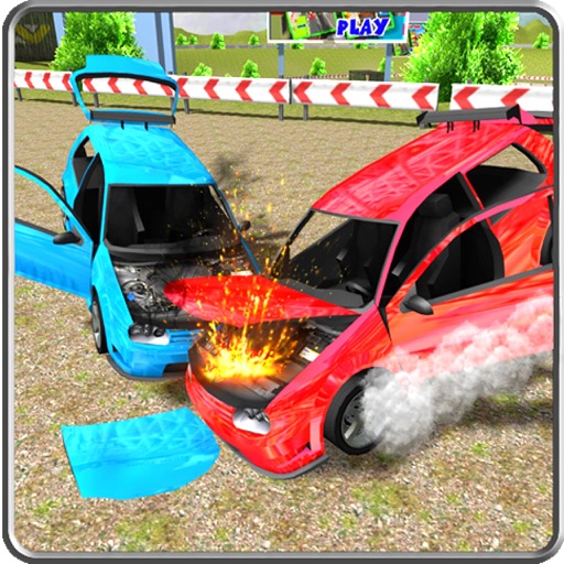 Car Demolition Derby Drift Race Driving 3d Game Icon