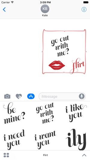 Flirt Stickers