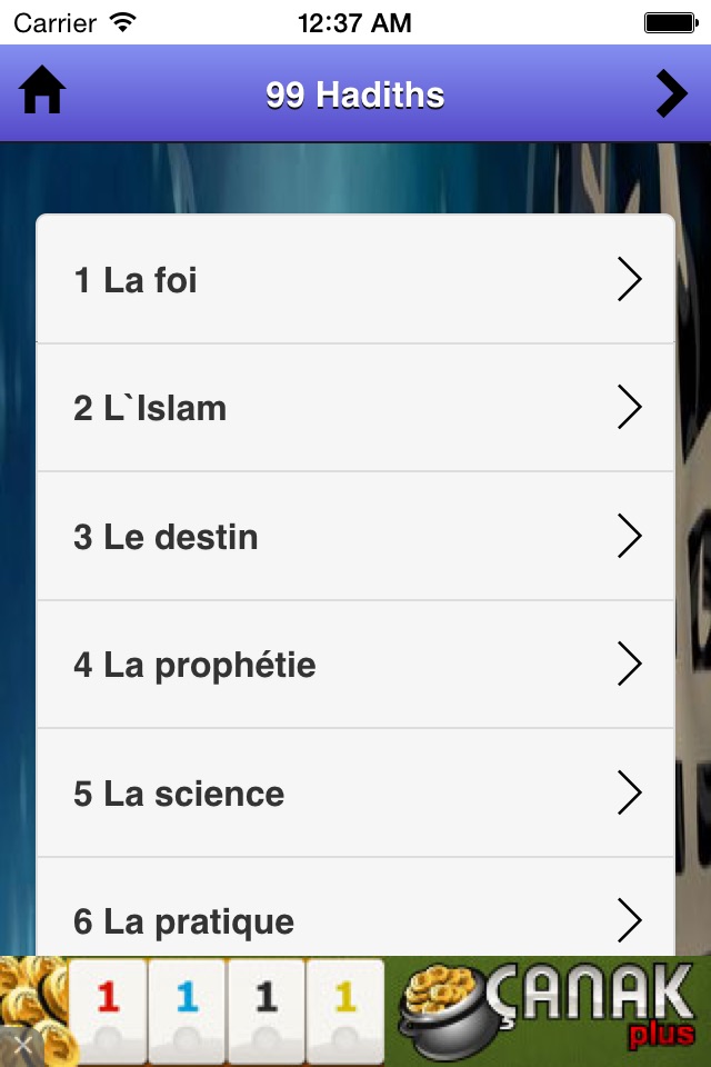 Français 99 hadiths screenshot 2