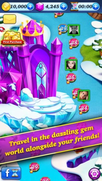 Jewel Story - 3 match puzzle candy fever game screenshot 2
