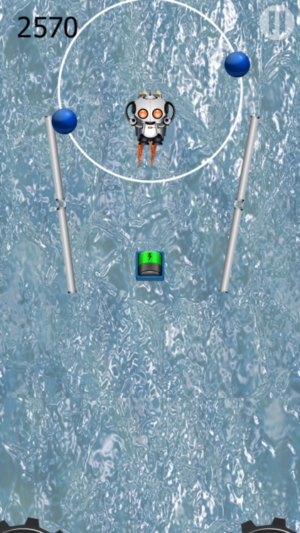 The super robot fall in to gravity pit game free! screenshot-3