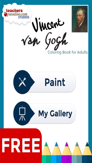 Van Gogh Paintings - Coloring Book for A