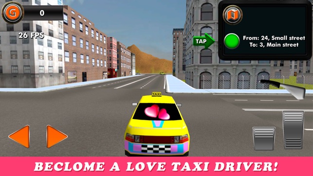 Taxi Driver Simulator: Valentine Ride Fu