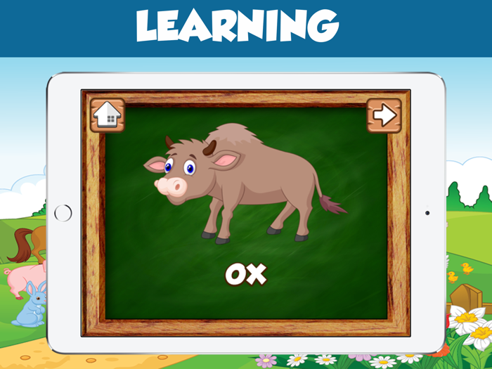 6 in 1 ABC Farm Animals Name Learning Games