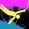 Swing around like a Stickman Spider-Man through a dangerous world filled with Buzz Saws, Lasers and Monsters
