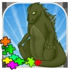 Godzilla Animal Puzzle Animated Game For Toddlers