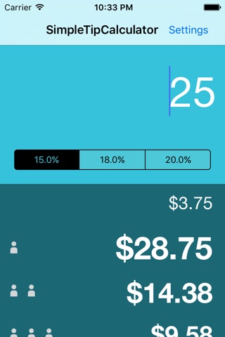 Simple Calculator TIP screenshot 2