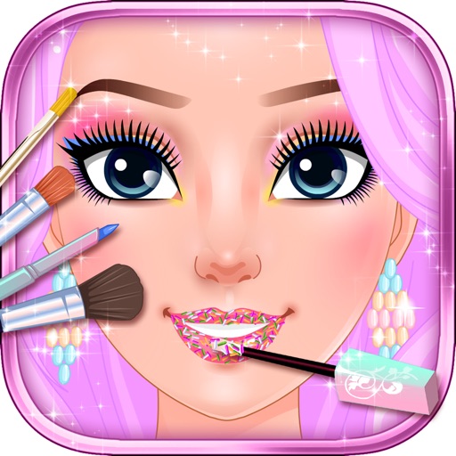 Cotton Candy Makeup Tutorial - Games for kids iOS App