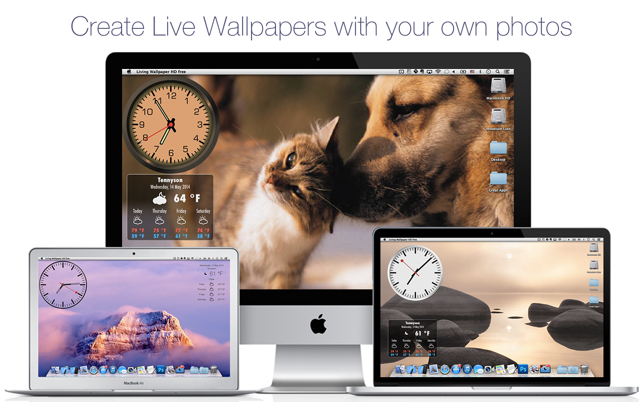 ‎Live Wallpapers HD & Weather Screenshot