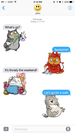 Super Cat Tom Tales Stickers for iMessage(圖3)-速報App