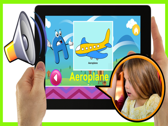 английский алфавит для детей , азбука для малышей на iPad