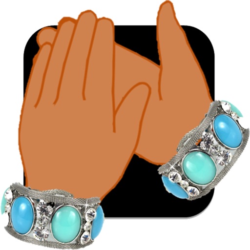 Blinging Hands stickers for iMessage icon