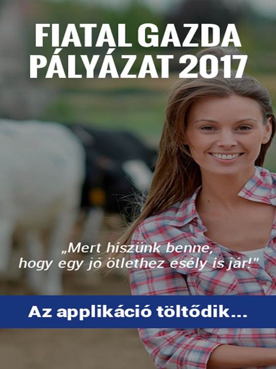 Fiatal Gazda Pályázat 2017 for iPad