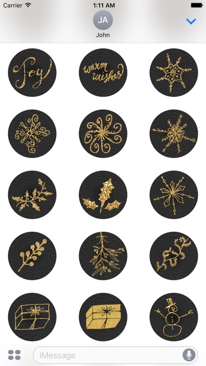 Christmas Glitter Stickers screenshot-3