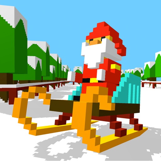 Santa Skiing Challenge iOS App