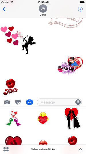 Cute Love Sticker for iMessage(圖2)-速報App